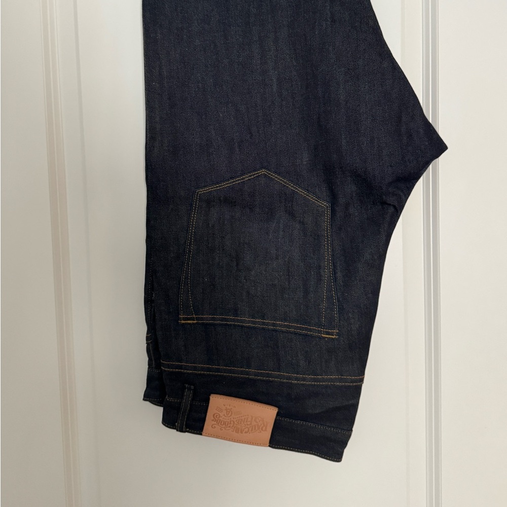 Railcar Fine Goods Spikes (tapered), selvedge denim, 38x34